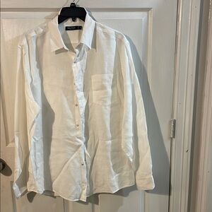 Nautica Men's Crisp White Casual Shirt
